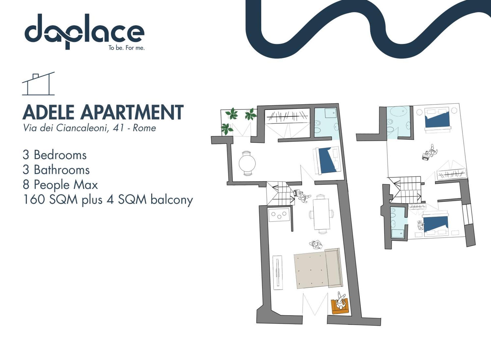 Daplace - Adele Apartment Рим Екстер'єр фото